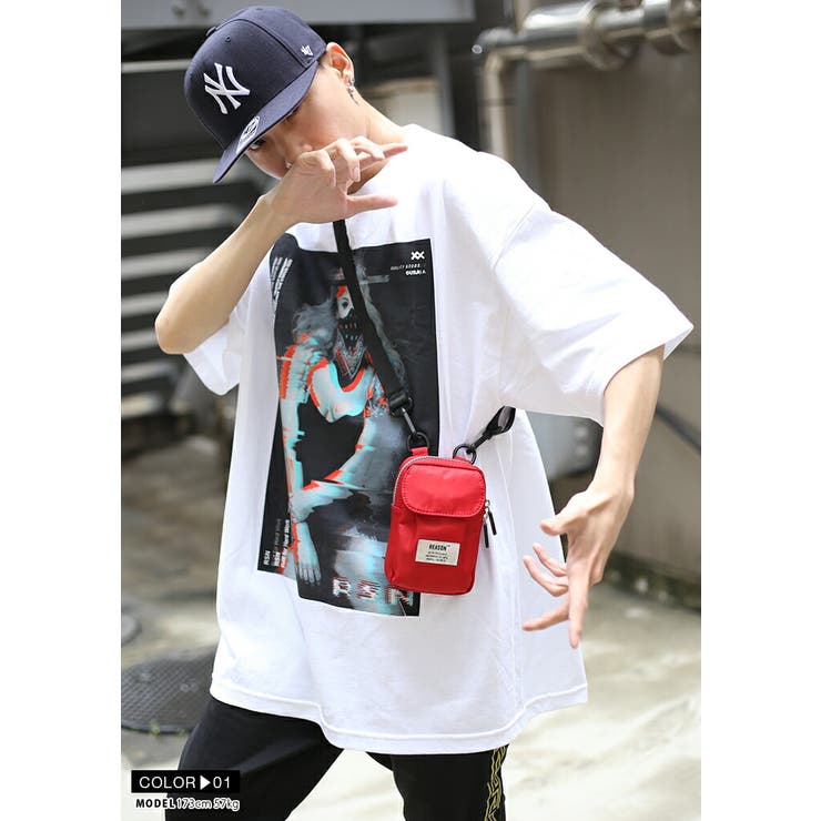 ミニショルダーバッグreason バッグ メンズ 品番 Hkhm 本格派大人のb系 ホンカクハオトナノビーケイ のメンズ ファッション通販 Shoplist ショップリスト