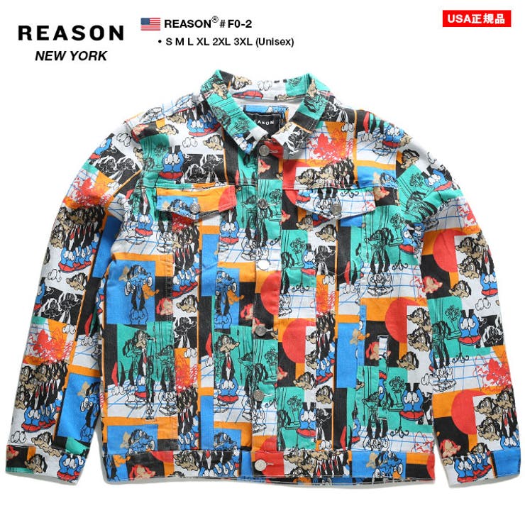 デニムジャケットリーズン REASON デニムジャケット[品番：HKHM0003762  