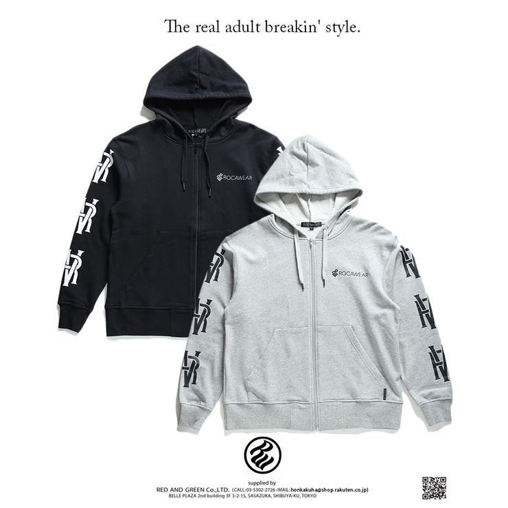 パーカー ロカウェア ROCAWEAR[品番：HKHM0002432]｜本格派大人のB系