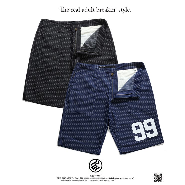 ハーフパンツ【RW172B03】 ショーツ ロカウェア[品番：HKHM0005587
