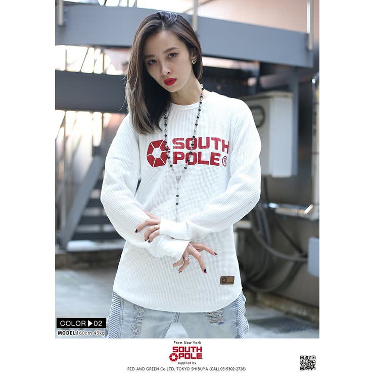 SOUTHPOLE サウスポール 刺繡ロゴ デニム ワイド レディース SOUTHPOLE サウスポール 刺繡ロゴ デニム ワイド レディース