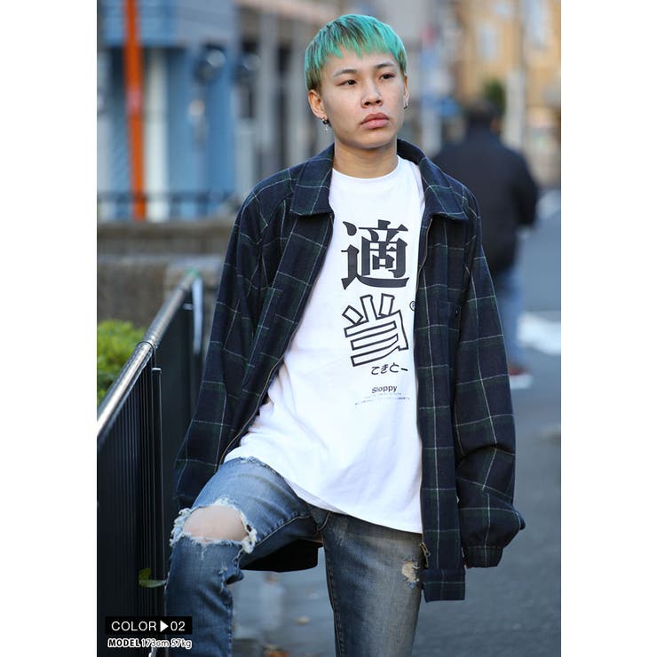 ロンT適当 ヲタ映えモード ロングスリーブTシャツ[品番