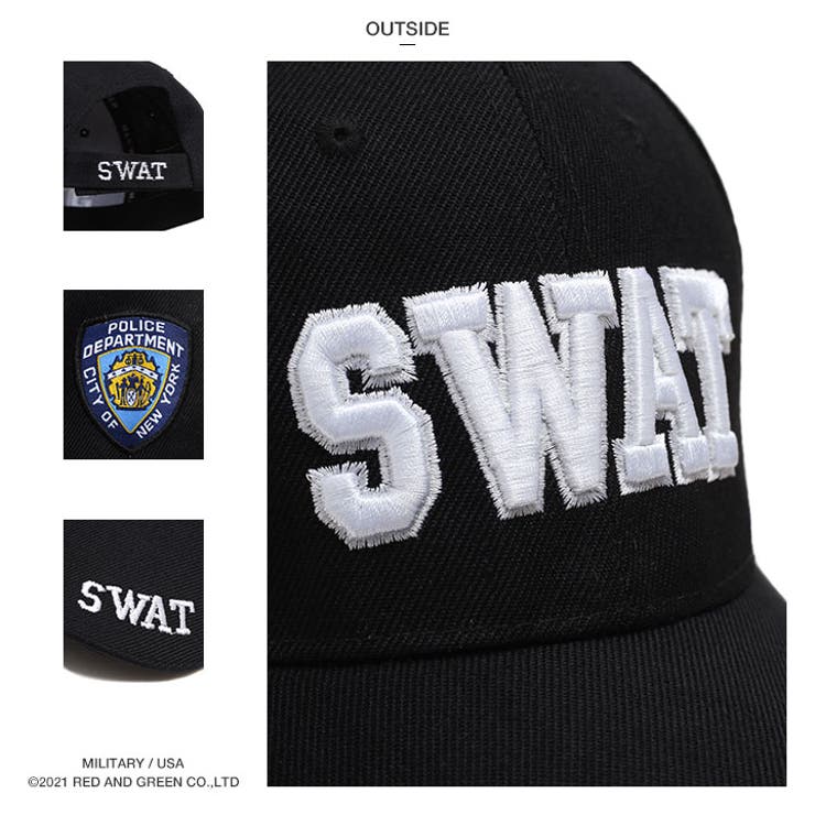 キャップSWAT キャップ ローキャップ[品番：HKHM0005096]｜本格派大人のB系  （ホンカクハオトナノビーケイ）のメンズファッション通販｜SHOPLIST（ショップリスト）
