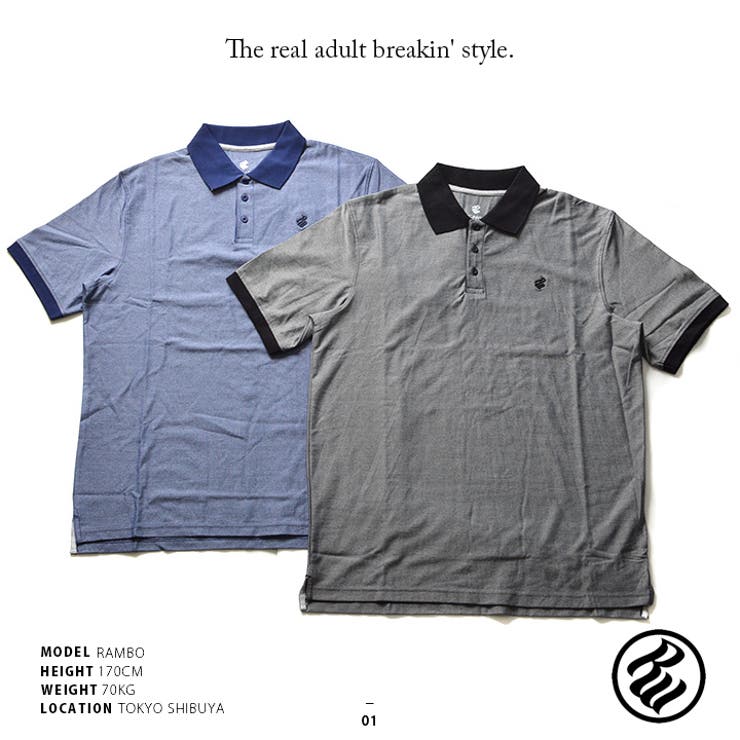 ポロシャツ≪SHADOW TWILL POLO≫[品番：HKHM0001006]｜本格派大人のB