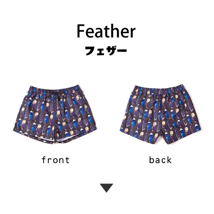 メンズ 水着 サーフパンツ ショートパンツ 短パン 男 夏 海 プール 柄物 | HOYUKI | 詳細画像3 