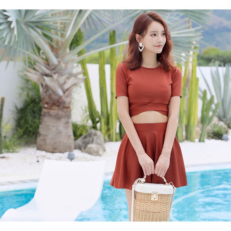 水着 レディース 3点セット体型カバー | HOYUKI | 詳細画像27 