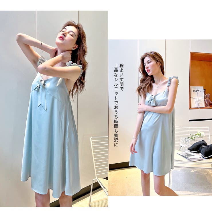 ルームウェア レディース キャミワンピース | HOYUKI | 詳細画像13 