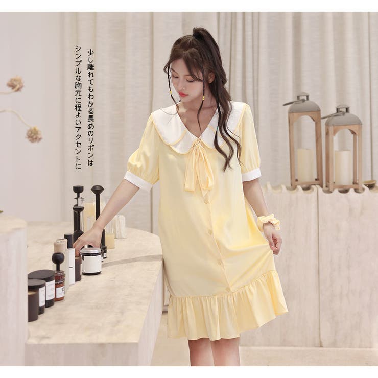 ルームウェア シャツワンピース レディース | HOYUKI | 詳細画像8 