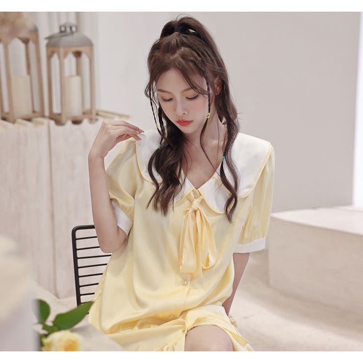 ルームウェア シャツワンピース レディース | HOYUKI | 詳細画像12 