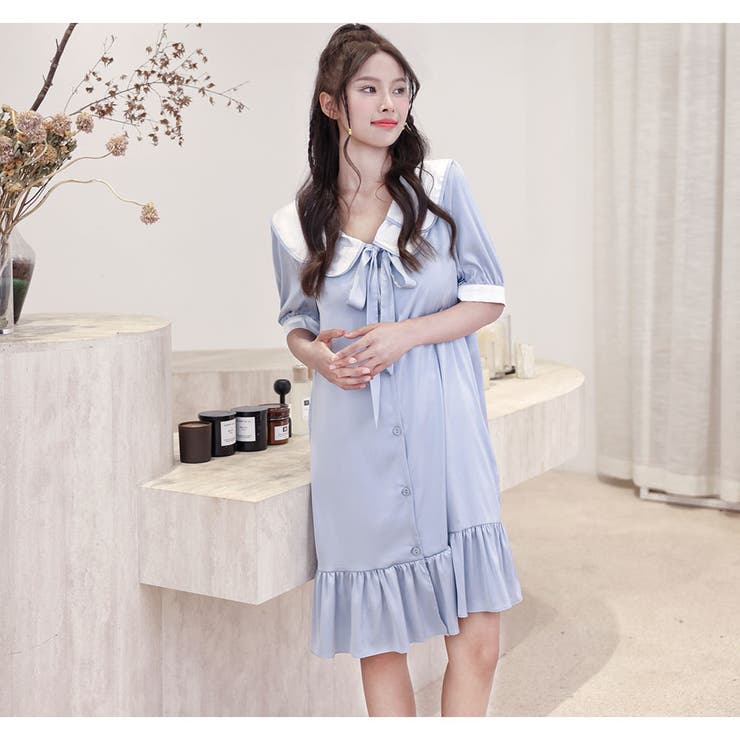 ルームウェア シャツワンピース レディース | HOYUKI | 詳細画像22 