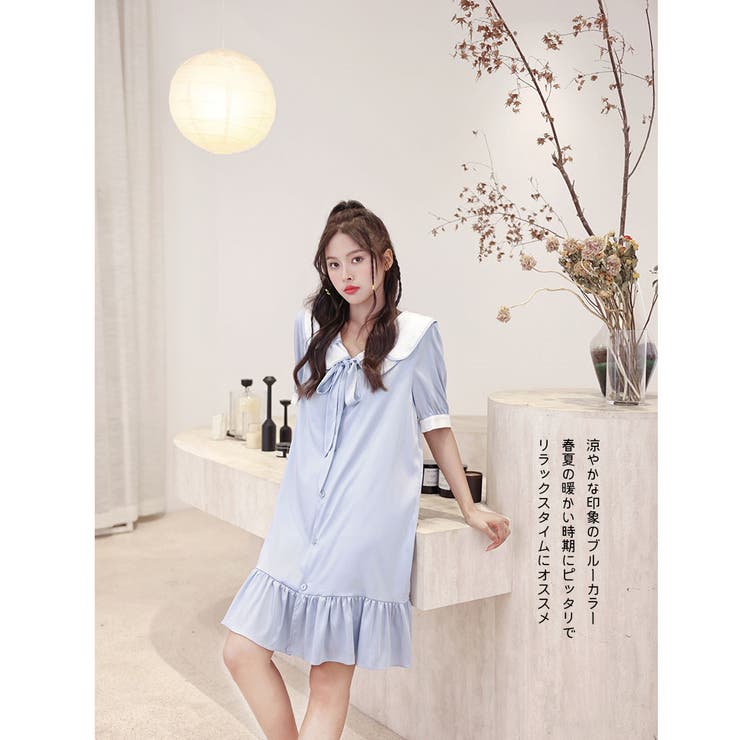 ルームウェア シャツワンピース レディース | HOYUKI | 詳細画像27 