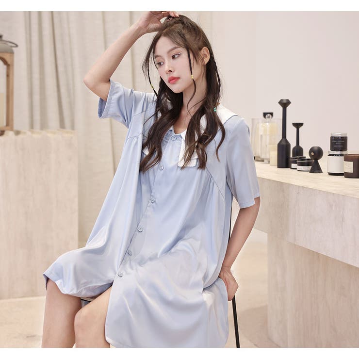 ルームウェア シャツワンピース レディース | HOYUKI | 詳細画像14 