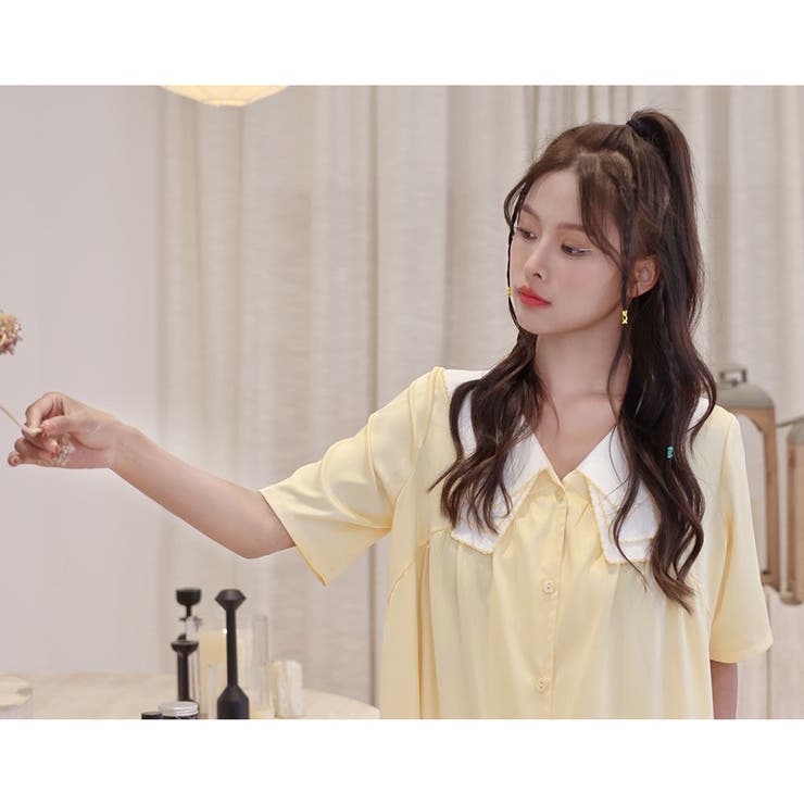 ルームウェア シャツワンピース レディース | HOYUKI | 詳細画像20 