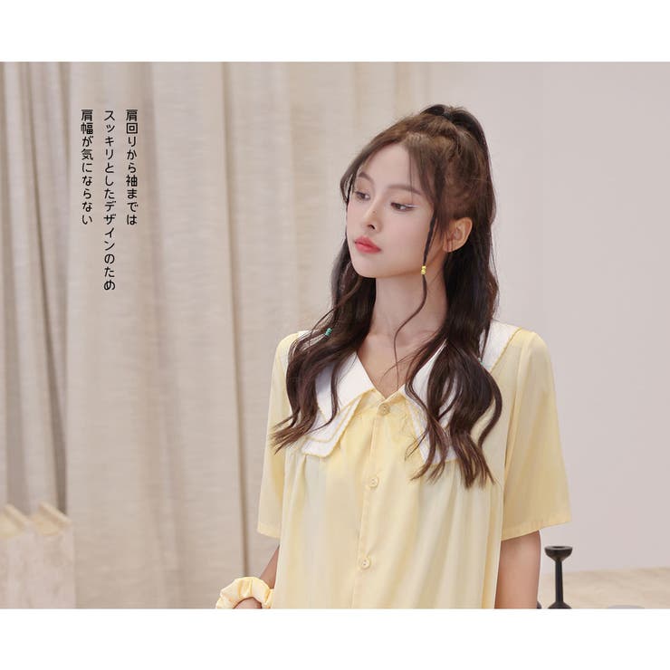 ルームウェア シャツワンピース レディース | HOYUKI | 詳細画像22 