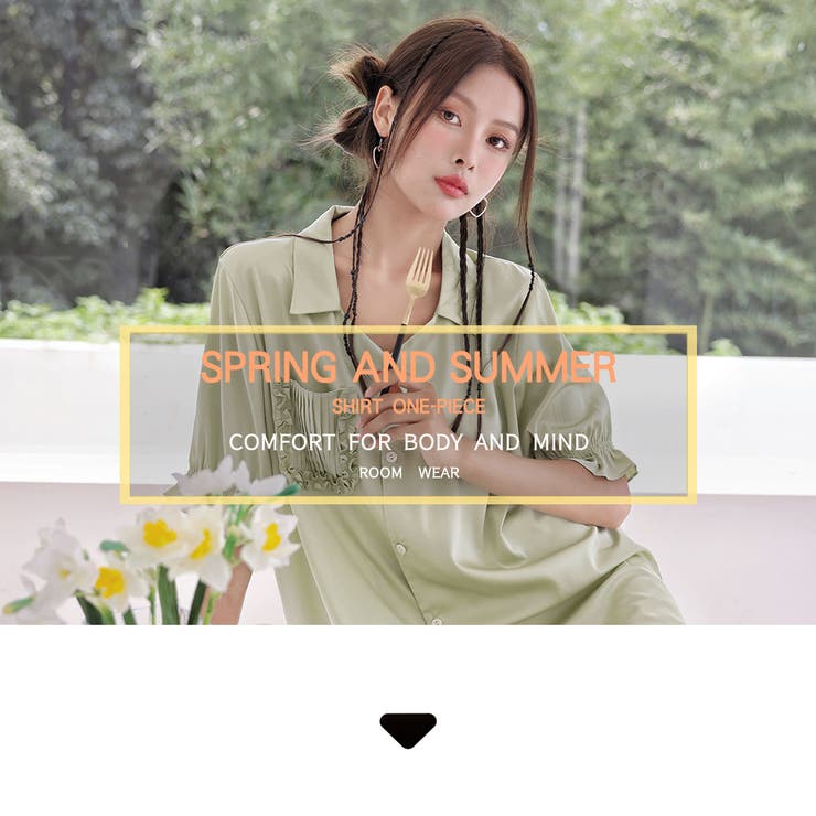 ルームウェア シャツワンピース レディース | HOYUKI | 詳細画像3 