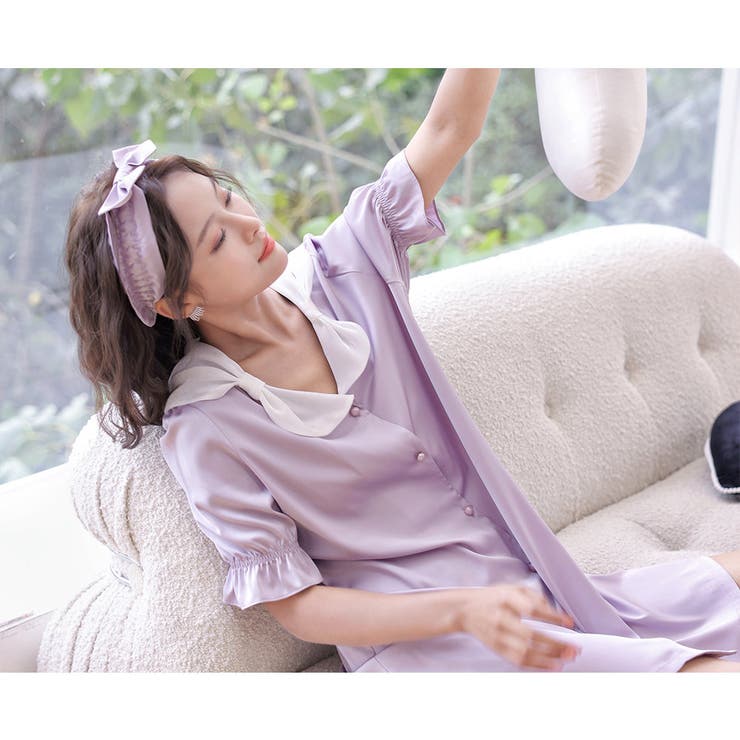 ルームウェア シャツワンピース レディース | HOYUKI | 詳細画像5 