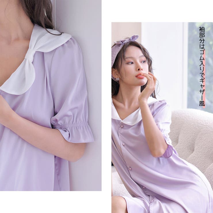 ルームウェア シャツワンピース レディース | HOYUKI | 詳細画像10 