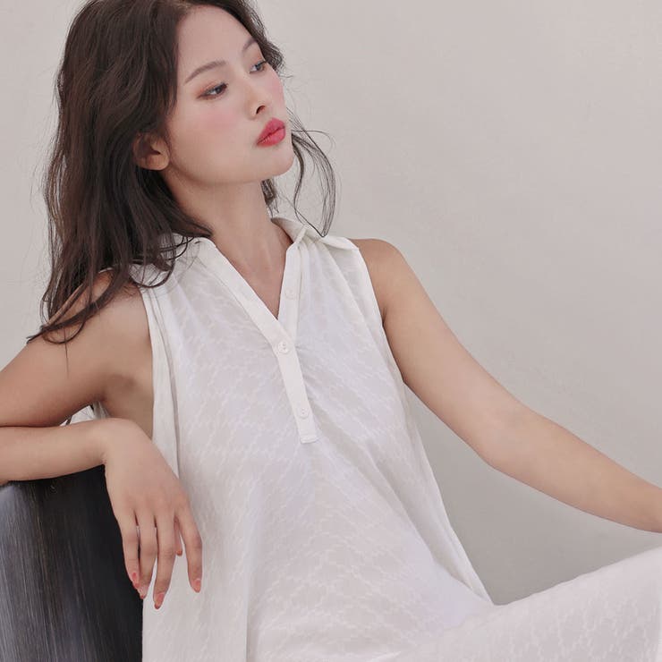 ルームウェア ワンピース ノースリーブ | HOYUKI | 詳細画像14 