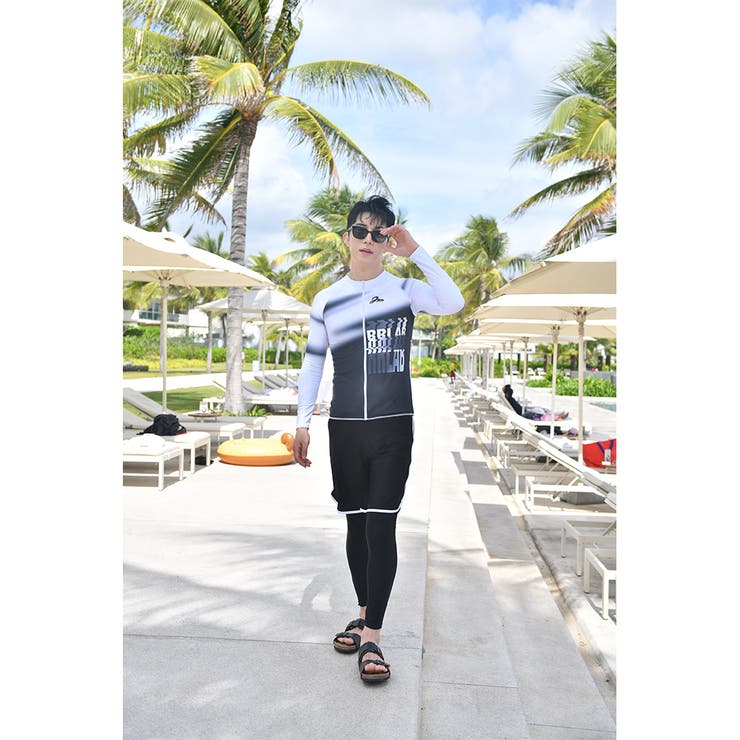 フィットネス水着 メンズ ラッシュガード | HOYUKI | 詳細画像7 