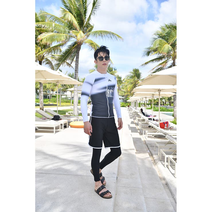 フィットネス水着 メンズ ラッシュガード | HOYUKI | 詳細画像9 