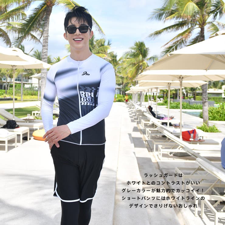 フィットネス水着 メンズ ラッシュガード | HOYUKI | 詳細画像15 