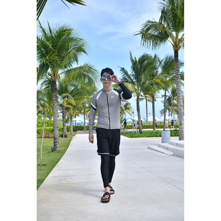 フィットネス水着 メンズ ラッシュガード | HOYUKI | 詳細画像8 