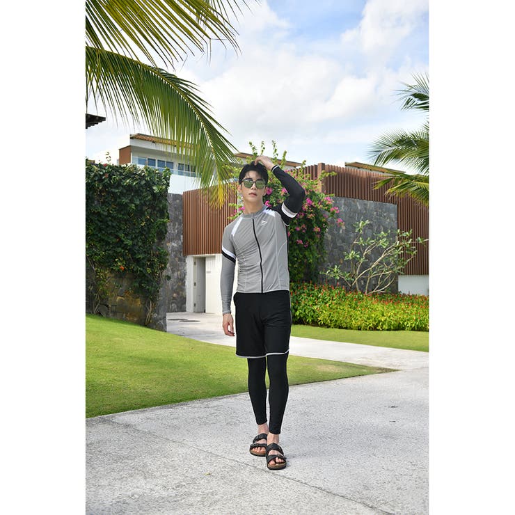 フィットネス水着 メンズ ラッシュガード | HOYUKI | 詳細画像10 