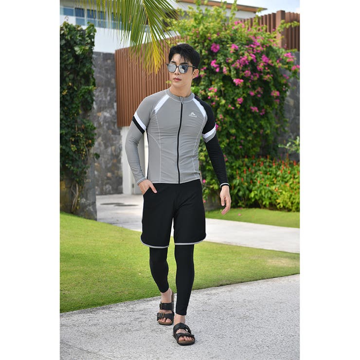 フィットネス水着 メンズ ラッシュガード | HOYUKI | 詳細画像14 