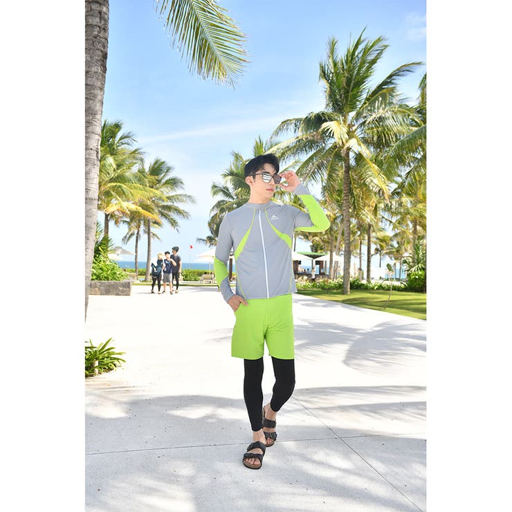 フィットネス水着 メンズ ラッシュガード | HOYUKI | 詳細画像8 