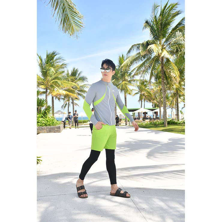 フィットネス水着 メンズ ラッシュガード | HOYUKI | 詳細画像12 