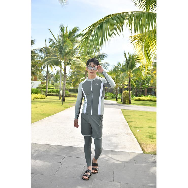 フィットネス水着 メンズ ラッシュガード | HOYUKI | 詳細画像10 