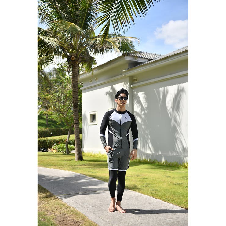 フィットネス水着 メンズ ラッシュガード | HOYUKI | 詳細画像14 