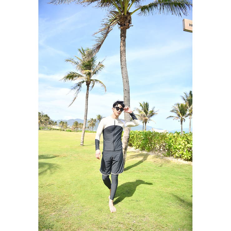 フィットネス水着 メンズ ラッシュガード | HOYUKI | 詳細画像8 