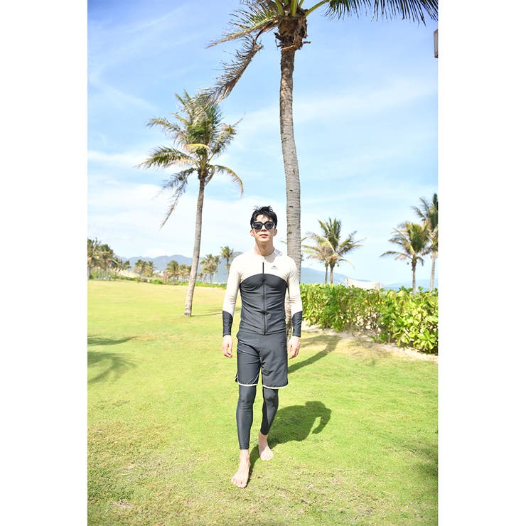 フィットネス水着 メンズ ラッシュガード | HOYUKI | 詳細画像10 