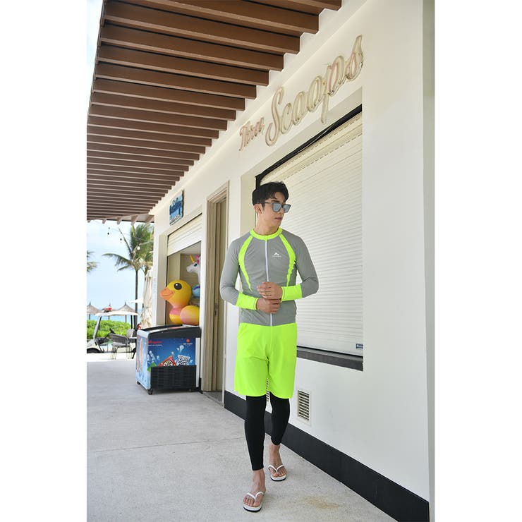 フィットネス水着 メンズ ラッシュガード | HOYUKI | 詳細画像10 