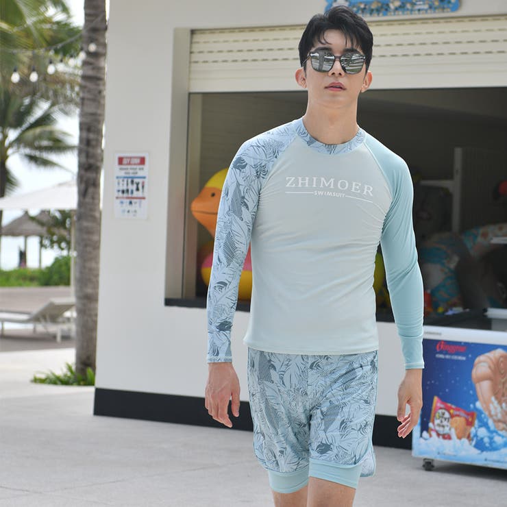 フィットネス水着 メンズ ラッシュガード | HOYUKI | 詳細画像9 