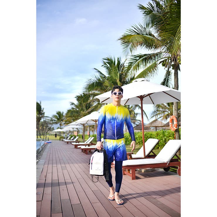 フィットネス水着 メンズ ラッシュガード | HOYUKI | 詳細画像14 