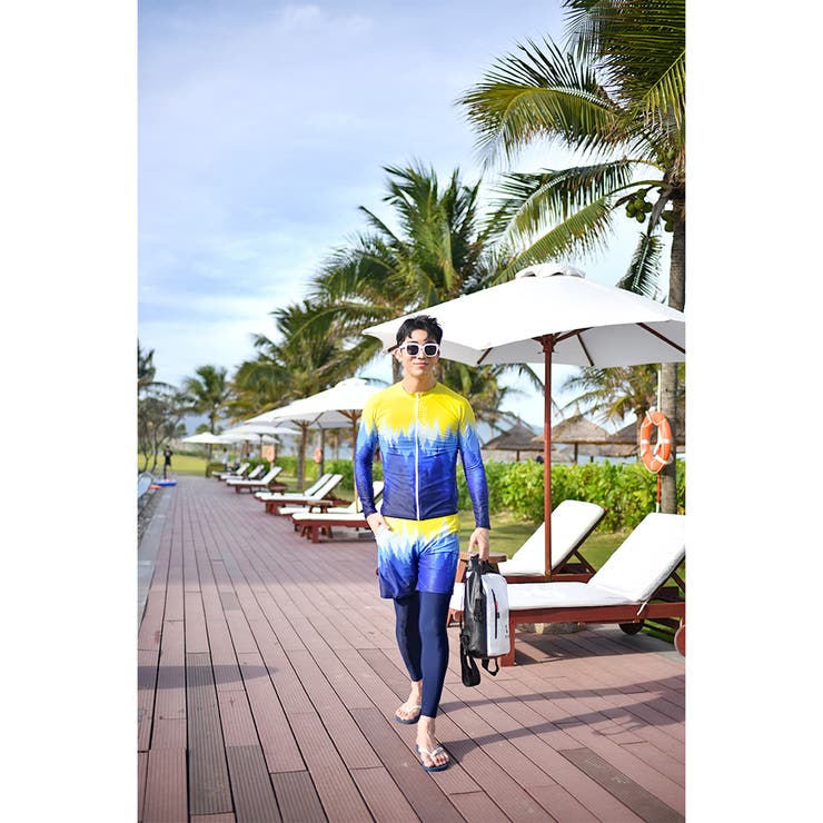 フィットネス水着 メンズ ラッシュガード | HOYUKI | 詳細画像16 