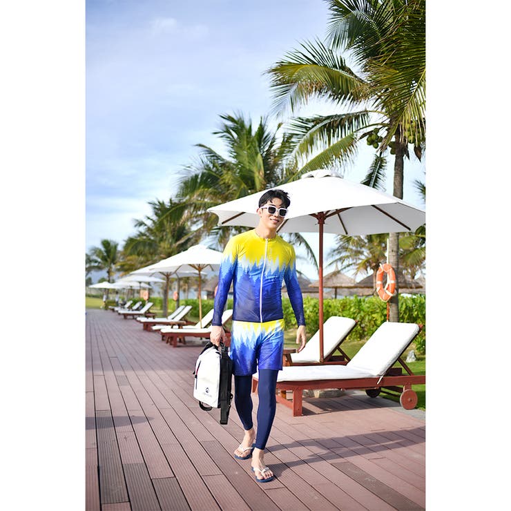 フィットネス水着 メンズ ラッシュガード | HOYUKI | 詳細画像18 