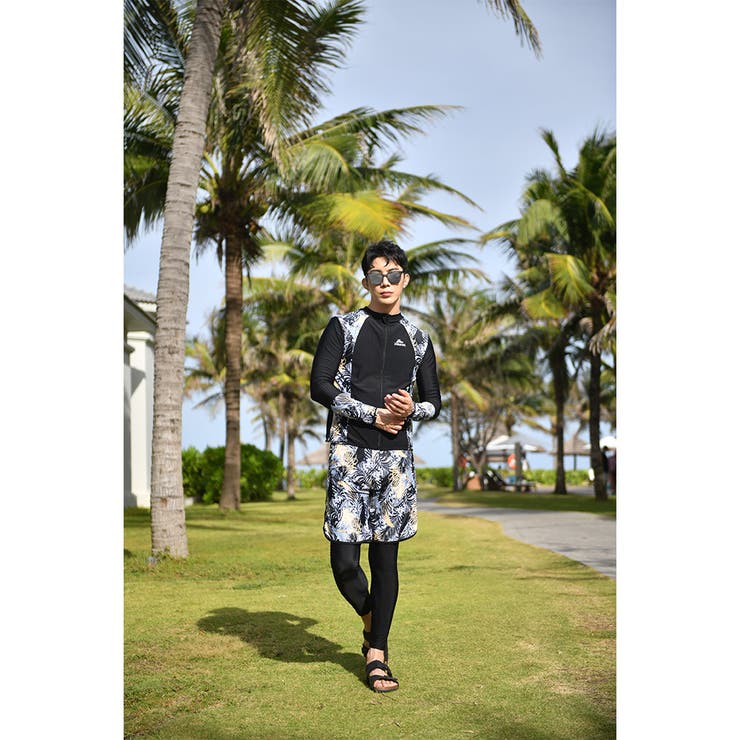 フィットネス水着 メンズ ラッシュガード | HOYUKI | 詳細画像8 