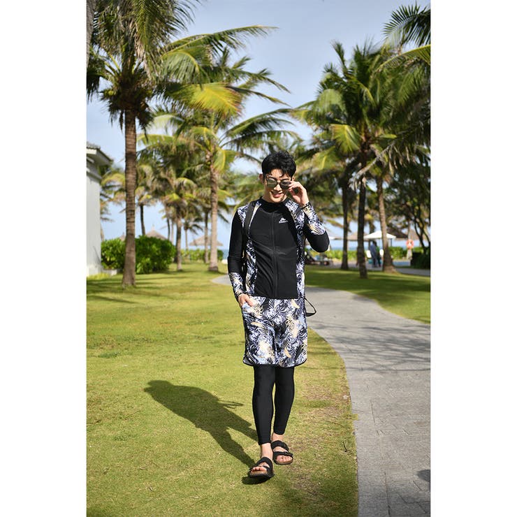 フィットネス水着 メンズ ラッシュガード | HOYUKI | 詳細画像10 