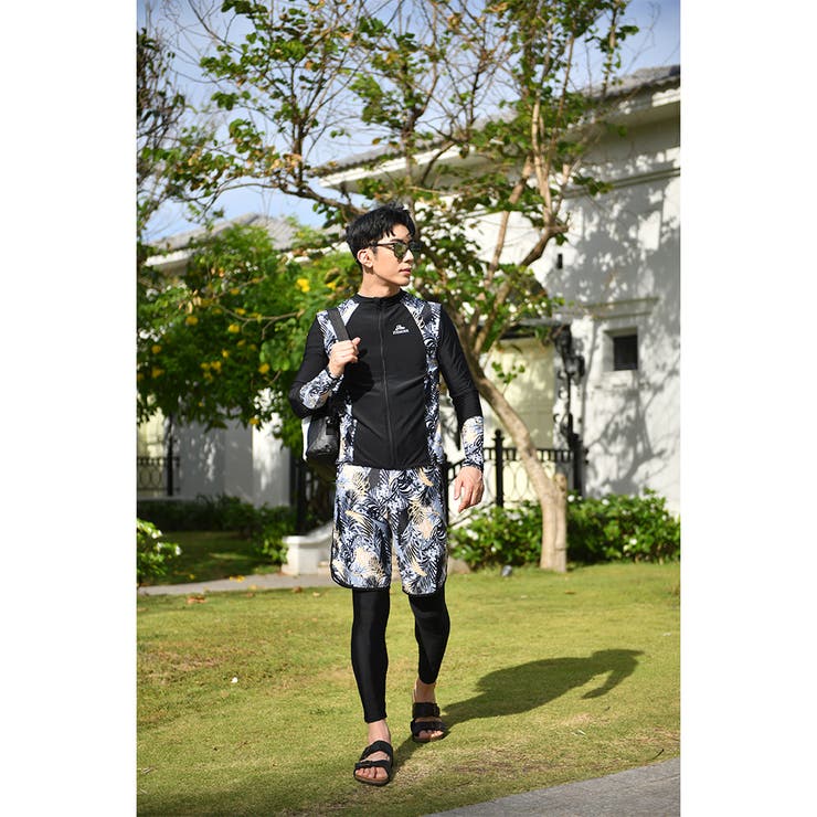 フィットネス水着 メンズ ラッシュガード | HOYUKI | 詳細画像14 