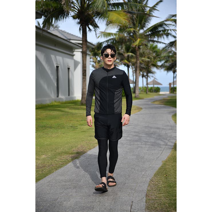 フィットネス水着 メンズ ラッシュガード | HOYUKI | 詳細画像10 