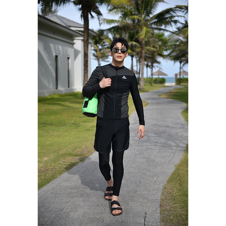 フィットネス水着 メンズ ラッシュガード | HOYUKI | 詳細画像14 