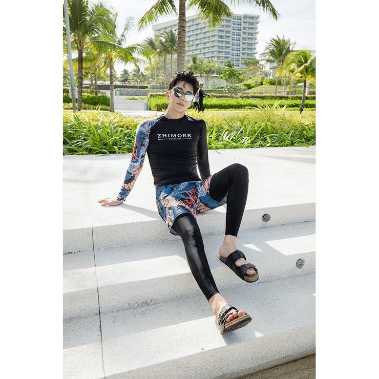 フィットネス水着 メンズ ラッシュガード | HOYUKI | 詳細画像15 