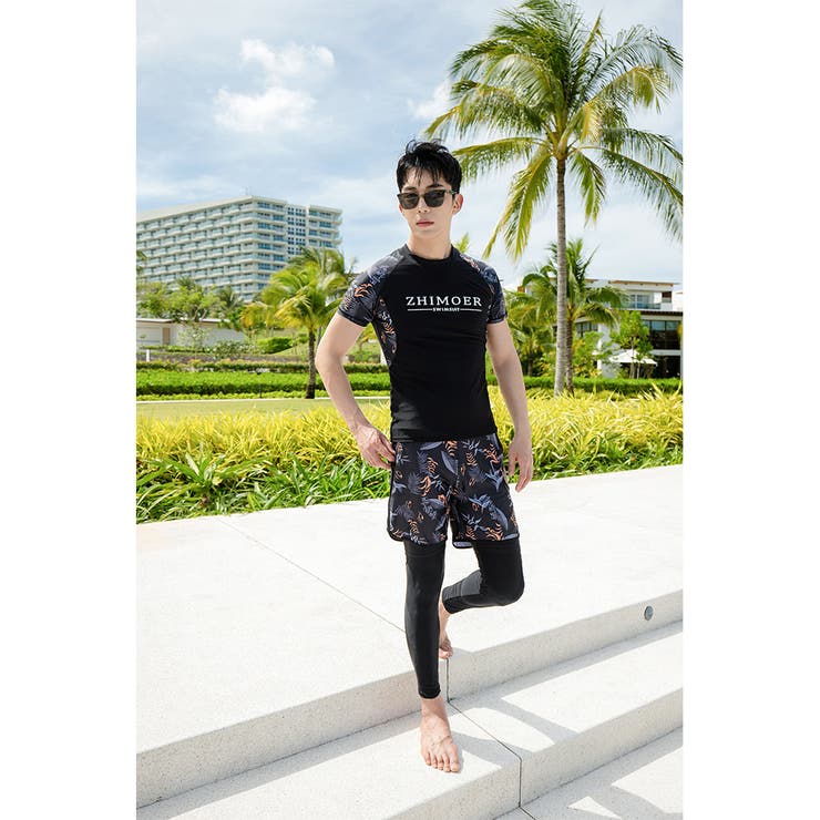 フィットネス水着 メンズ ラッシュガード | HOYUKI | 詳細画像13 