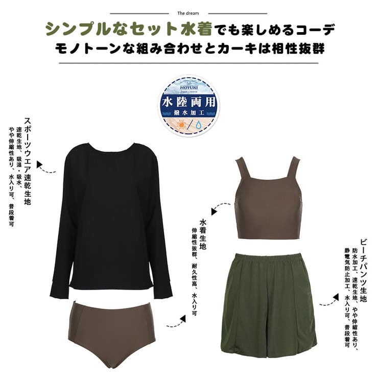 水着 レディース 体型カバー | HOYUKI | 詳細画像5 