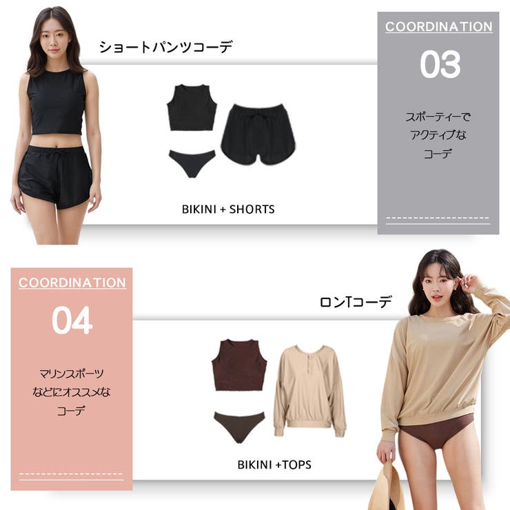 水着 レディース 体型カバー | HOYUKI | 詳細画像14 