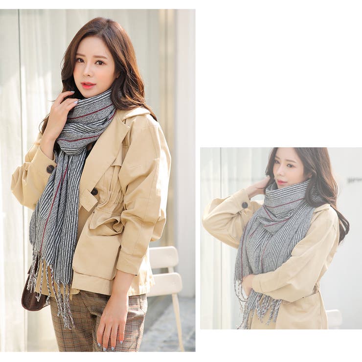 マフラー ストール 幅広 | HOYUKI | 詳細画像5 