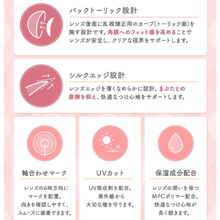 フルーリートーリック 乱視用カラコン ワンデー | アイトルテ | 詳細画像5 